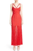 Women's Herve Leger Ombre Tipped Bandage Gown