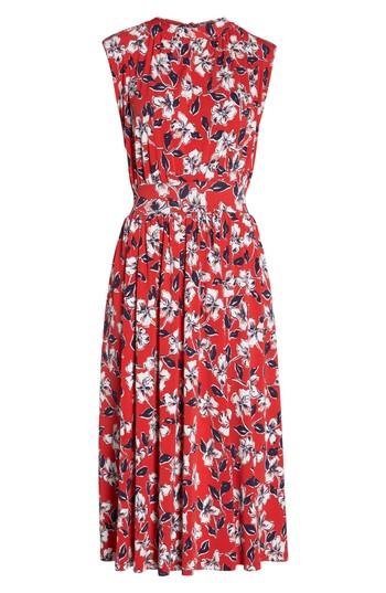 Women's Leota Mindy Shirred Midi Dress