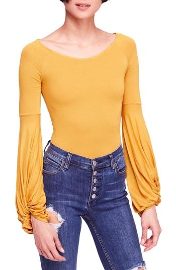 Women's Free People To The Tropics Top - Metallic
