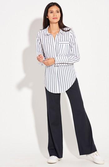 Women's Ayr The Great Hope Stripe Shirt - White