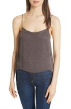 Women's Alice + Olivia Harmon Beaded Drapey Camisole - Metallic