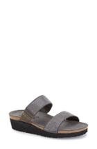 Women's Naot 'bianca' Slide Sandal Us / 36eu - Grey