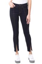 Women's Liverpool Abby Front Slit Seamed Ankle Jeans