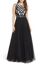Women's Aidan Mattox Embellished Bodice Ballgown