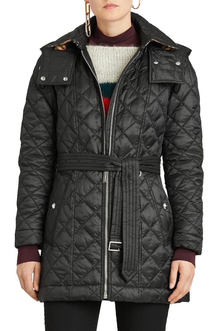 Women's Burberry Baughton 18 Quilted Coat