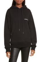 Women's Helmut Lang Copyright Cotton Hoodie - Black