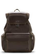 Men's Vince Camuto Travo Leather Backpack - Brown