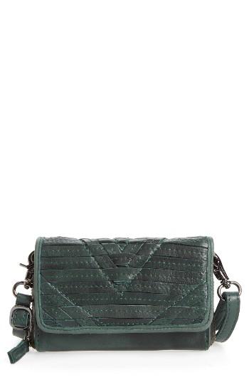 Day & Mood Beatha Leather Phone Crossbody Bag - Green