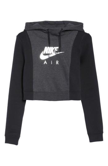 Women's Nike Air Rally Hoodie - Black
