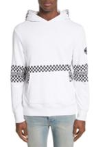 Men's Ovadia & Sons Type-01 Check Print Hoodie - White