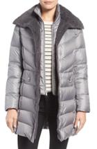 Women's Kenneth Cole New York Quilted Down Coat - Grey