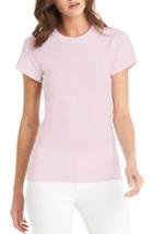 Women's Michael Stars Shine Crewneck Tee, Size - Pink