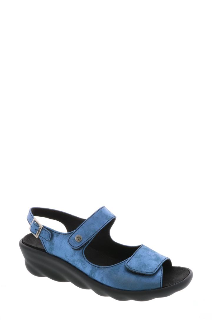 Women's Wolky Scala Sandal -7.5us / 38eu - Blue