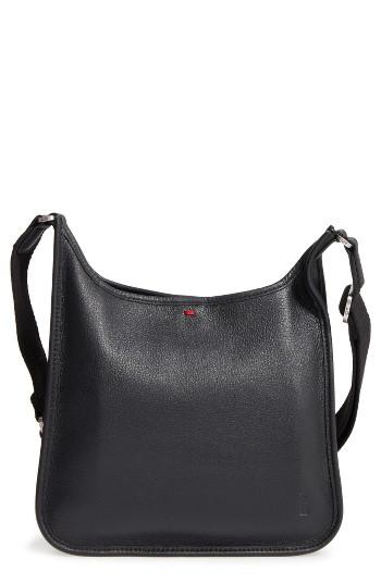 Ed Ellen Degeneres Leather Crossbody Bag - Black