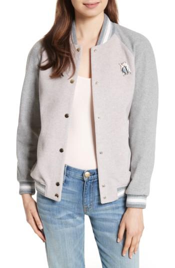 Women's Ted Baker London Augusta Embellished Bomber Jacket - Pink