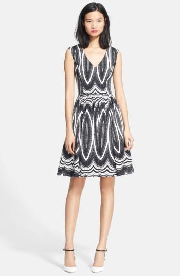 Women's Tracy Reese 'dolce Vita' Stretch Twill Fit & Flare Dress