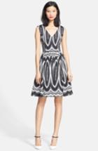 Women's Tracy Reese 'dolce Vita' Stretch Twill Fit & Flare Dress