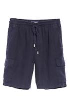 Men's Vilbrequin Linen Cargo Shorts - Blue