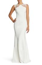 Women's Dress The Population Harlow Crepe Gown - Ivory