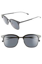 Men's Boss 53mm Special Fit Semi Rimless Sunglasses - Black