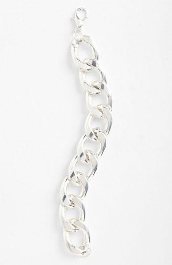 Carole Chunky Chain Bracelet Silver
