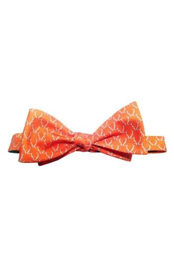 Men's Lazyjack Buckwild Silk Bow Tie, Size - Orange