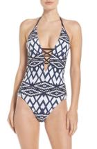 Women's Seafolly Modern Tribe Deep V Maillot