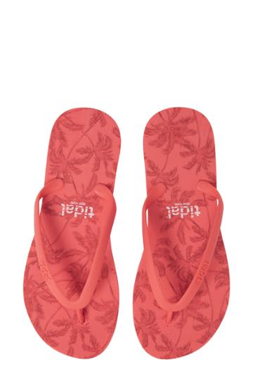 Women's Tidal New York Breeze Flip Flop M - Red