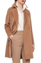 Women's Akris Reversible Double Face Cashmere Coat - Brown