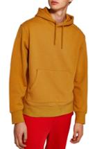 Men's Topman Hoodie, Size - Yellow
