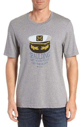 Men's Travis Mathew 'spaulding' Graphic T-shirt - Grey