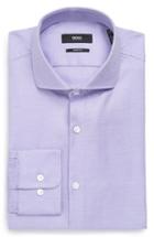 Men's Boss Sharp Fit Dress Shirt .5 R - Purple