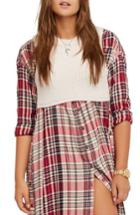 Women's Free People Valley Side Crop Vest - Ivory
