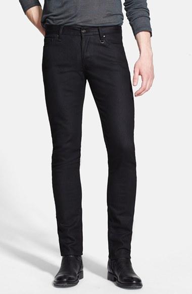 Men's John Varvatos Collection Skinny Fit Coated Jeans