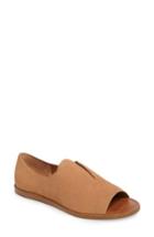 Women's 1.state Cassidee Open Toe Flat .5 M - Brown