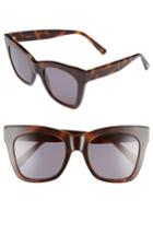 Women's D'blanc Beach Vida 52mm Sunglasses - Dark Havana/ Grey