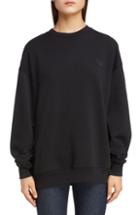 Women's Acne Studios Forba Face Sweatshirt, Size - Black
