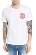 Men's True Religion Brand Jeans Buddha Embroidered T-shirt - White