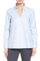 Women's Nordstrom Collection Popover Oxford High/low Shirt