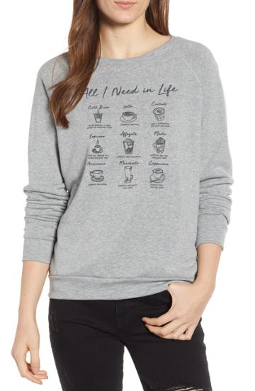 Women's Project Social T All I Need Is Coffee Sweatshirt