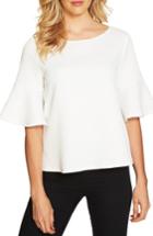 Women's Cece Bell Sleeve Bubble Knit Top - Ivory