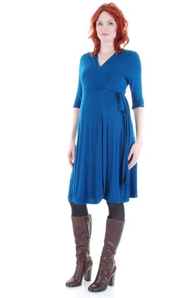 Women's Everly Grey 'kaitlyn' Maternity Wrap Dress