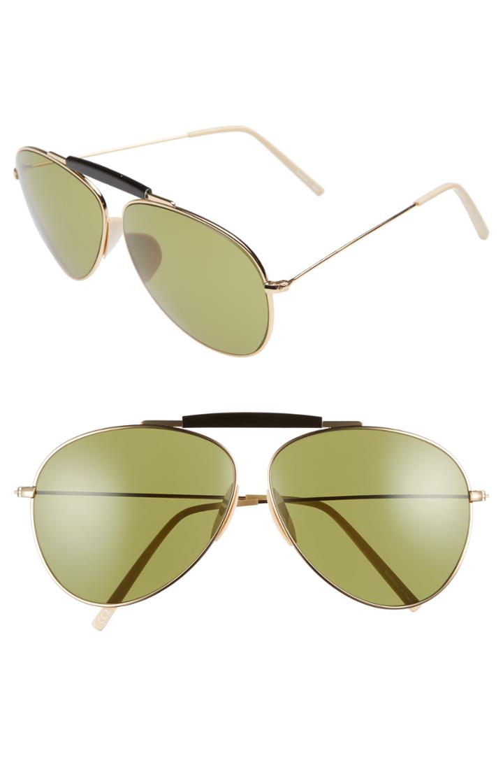 Women's Acne Studios Howard 65mm Aviator Sunglasses -