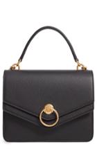 Mulberrry Harlow Calfskin Leather Satchel - Black