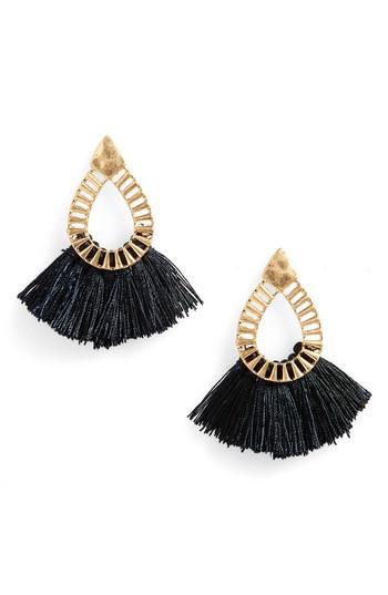 Women's Bp. Teardrop Fringe Earrings