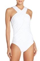 Women's Miraclesuit Crisscross One-piece Swimsuit - White