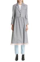 Women's Chiara Boni La Petite Robe Natalia Ruffle Bell Sleeve Dress - Blue