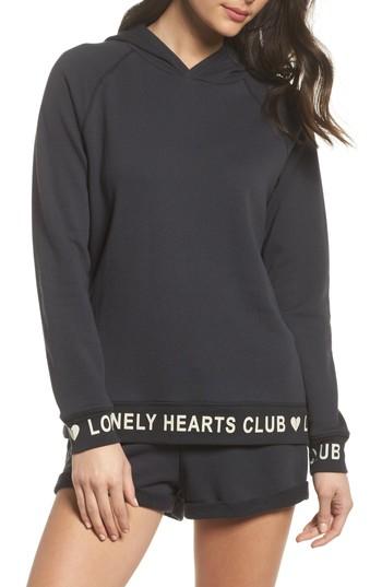 Women's Junk Food Lonely Hearts Club Hoodie - Black