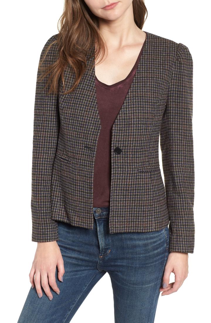 Women's Hinge Fitted Blazer - Brown