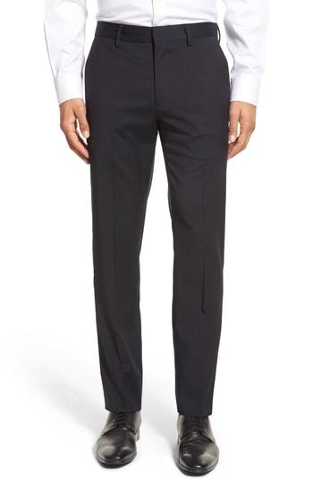 Men's Bonobos Jetsetter Slim Fit Flat Front Stretch Wool Trousers